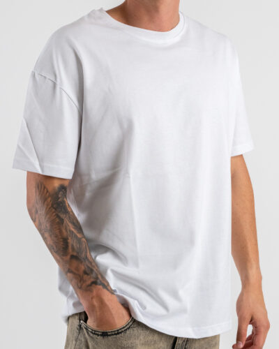 ESTASI T shirt regular girocollo basica stretch MARTE Bianco 2 Nuovi Arrivi
