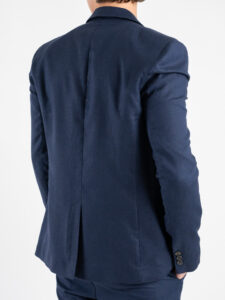 IMPERIAL Giacca monopetto da abito in misto lino JZ3BJYF Blu (3)