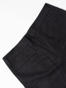 IMPERIAL Pantalone baggy in misto lino PD3MJYF Nero (7)