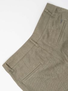 IMPERIAL Pantalone chinos da abito in misto lino PWB0JYF River (1)