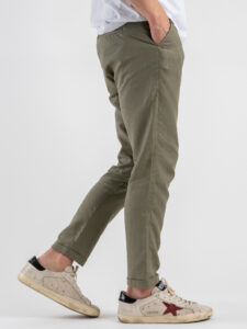 IMPERIAL Pantalone chinos da abito in misto lino PWB0JYF River (6)