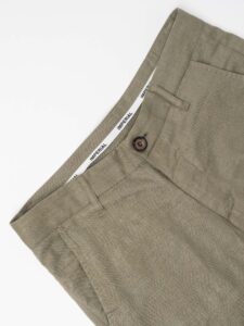 IMPERIAL Pantalone chinos da abito in misto lino PWB0JYF River (8)