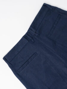 IMPERIAL Pantalone da abito baggy in misto lino PD3MJYF Blu (6)