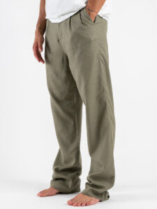 IMPERIAL Pantalone da abito baggy in misto lino PD3MJYF River (4)