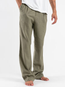 IMPERIAL Pantalone da abito baggy in misto lino PD3MJYF River (5)