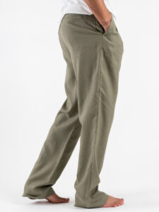 IMPERIAL Pantalone da abito baggy in misto lino PD3MJYF River (7)