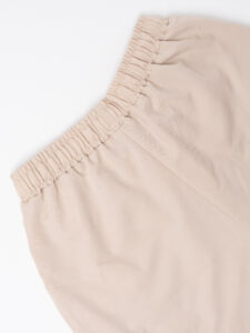 Bermuda con tasche laterali in poliviscosa morbido con coulisse in vita BELLINGHAM Beige (3)