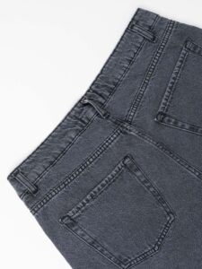 Bermuda in jeans baggy BK30 Grigio (1)