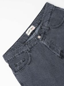 Bermuda in jeans baggy BK30 Grigio (2)