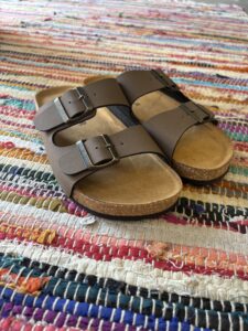 Ciabatte doppia fibbia ARIZONA Marrone (1)