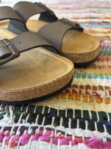 Ciabatte doppia fibbia ARIZONA Marrone (2)