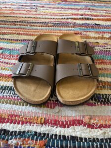 Ciabatte doppia fibbia ARIZONA Marrone (3)