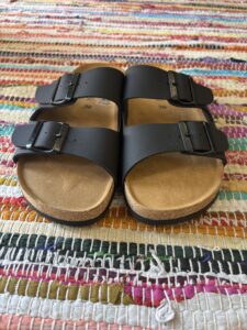 Ciabatte doppia fibbia ARIZONA Nera (5)