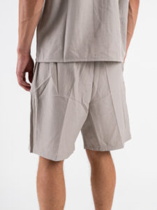 Coordinato corto con Polo mm + Bermuda con coulisse 1402 Fango (8)