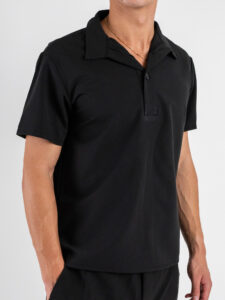 Coordinato corto con Polo mm + Bermuda con coulisse 1402 Nero (3)