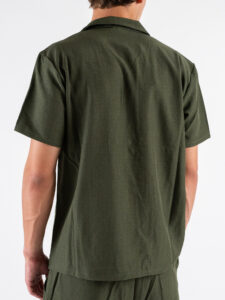 Coordinato corto con Polo mm + Bermuda con coulisse 1402 Verde Militare (6)