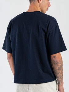 ESTASI T-shirt croppata LUNA Blu1