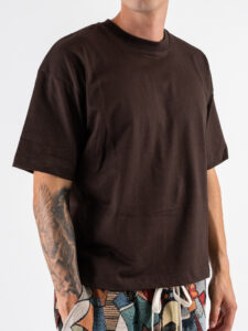 ESTASI T-shirt croppata LUNA Moro (3)