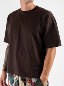 ESTASI T-shirt croppata LUNA Moro (5)