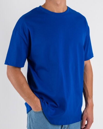 ESTASI T shirt regular in cotone con spalla scesa SOLE Royal 3 Home