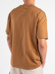 ESTASI T-shirt regular in cotone con spalla scesa SOLE TabaccoESTASI T-shirt regular in cotone con spalla scesa SOLE Tabacco (1)
