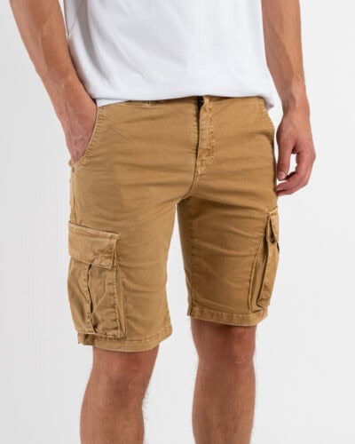 IMPERIAL Bermuda cargo con tasconi D8379GOLD Camel 5 Nuovi Arrivi