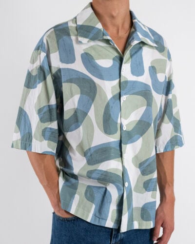 IMPERIAL Camicia a mm con colletto in fantasia C1MJXGL BiancoAzzurro 2 Nuovi Arrivi