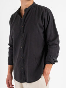 IMPERIAL Camicia con collo alla coerana C82993CA02 Navy (5)