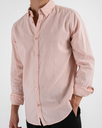 IMPERIAL Camicia in misto lino con colletto C82993CA05 Rosa 5 Home