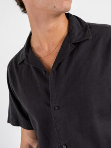 IMPERIAL Camicia mm con collo bowling C82993CA09 Nero (3)