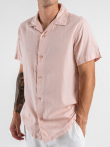 IMPERIAL Camicia mm con collo bowling C82993CA09 Rosa (3)