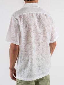 IMPERIAL Camicia mm traforata C6407E383 Off-White (1)