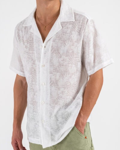 IMPERIAL Camicia mm traforata C6407E383 Off White 4 Home