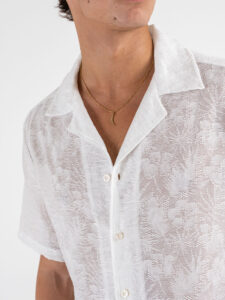 IMPERIAL Camicia mm traforata C6407E383 Off-White (5)