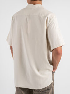 IMPERIAL Camicia regular mm in misto viscosalino CA80JTV Beige (1)