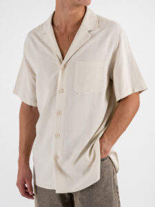 IMPERIAL Camicia regular mm in misto viscosalino CA80JTV Beige (3)