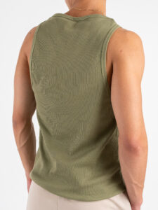 IMPERIAL Canotta in cotone a costine R58311628 Militare (1)