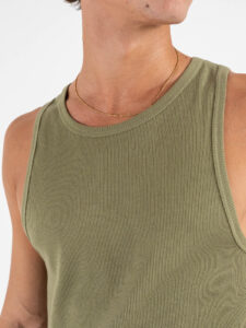 IMPERIAL Canotta in cotone a costine R58311628 Militare (4)