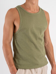 IMPERIAL Canotta in cotone a costine R58311628 Militare (5)