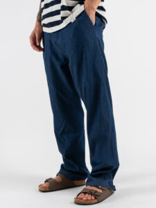 IMPERIAL Pantalone baggy in denim PD3MJQQ Blu Denim (4)