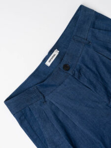 IMPERIAL Pantalone baggy in denim PD3MJQQ Blu Denim (8)