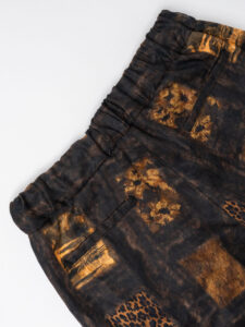 IMPERIAL Pantalone baggy in fantasia animalier PE6XJUX Moro (1)