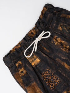 IMPERIAL Pantalone baggy in fantasia animalier PE6XJUX Moro (8)
