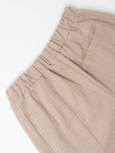 IMPERIAL Pantalone cropped con coulisse in vita PE6HJBC Beige (6)