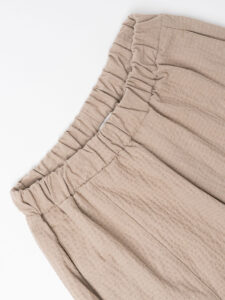 IMPERIAL Pantalone cropped con coulisse in vita PE6HJBC Beige (7)