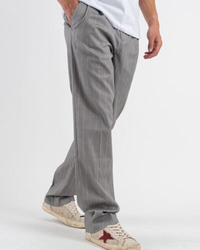 IMPERIAL Pantalone gamba morbida gessato PD3MJWF Grigio 5 Home