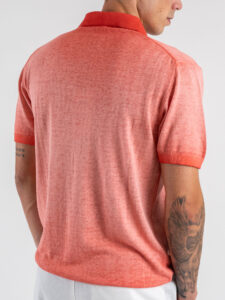 IMPERIAL Polo in maglia con bottoni effetto sfumato M6372FREDD Rosa (1)