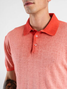 IMPERIAL Polo in maglia con bottoni effetto sfumato M6372FREDD Rosa (4)