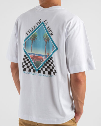 IMPERIAL T shirt con stampa fronteretro T8588T070 Bianco 1 Saldi
