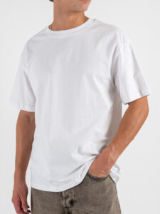 IMPERIAL T-shirt over con scritta sul retro T8406UP01 Bianco (1)